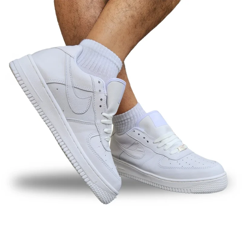 Nike AF1 Piel Bajo Blanco