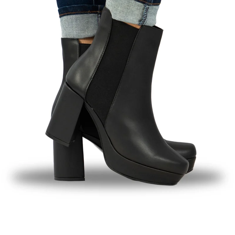 Botín Resorte Negro