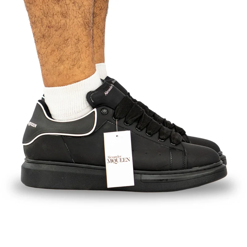 Alexander McQUEEN Negro talón negro/blanco